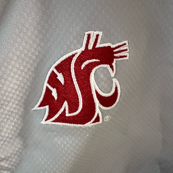 WSU Columbia Gray Hooded Rain Jacket - Omni Shield - Picture 5 of 5